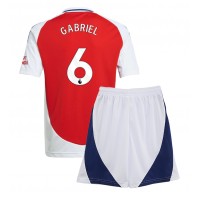 Arsenal Gabriel Magalhaes #6 Replica Home Minikit 2024-25 Short Sleeve (+ pants)